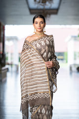 Bhoori Patti Chanderi Saree (6840633720931)