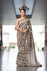 Bhoori Patti Chanderi Saree (6840633720931)