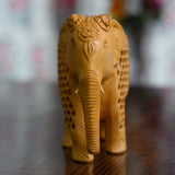 Handicraft Wood Carving Jaali Elephant 6" 3 (5522381057)