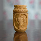 Handicraft Wood Carving Ganpati Pen Stand (5522380737)