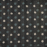 Cotton Queen Size Bedcover Grey Dotted Kantha Work 2 (6753266499683)