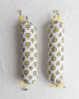 Baby Bedding Set 4 Pc Grey Yellow Baby Elephant Block Print 3 (6742000533603)