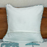 Cotton Cushion Cover Turquoise Elephant Patch Work 2 (6693437833315)