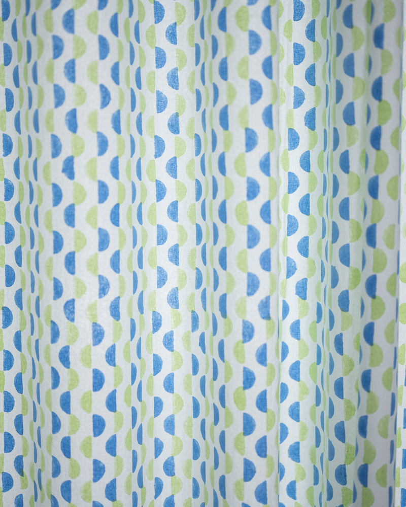 Cotton Curtain Blue Green Bel Block Print 1 (6790432161891)