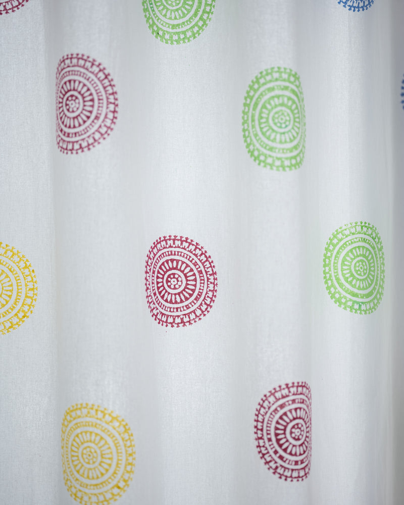 Cotton Curtain Satrangi Chakri Block Print 1 (6790432260195)