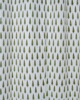 Drill Cotton Curtain Green Cedar Booti Block Print 2 (6831561080931)