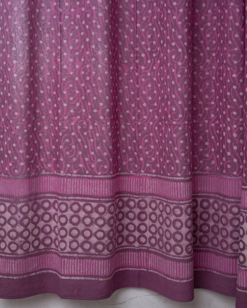 Cotton Curtain Magenta Leaf Dabu Print3 (4776662597731)