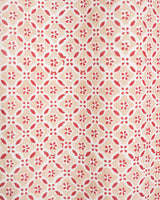Cotton Curtain Chikoo Red Geometric Block Print 2 (6742414884963)