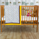 Cotton Mulmul Baby Dohar Yellow Marigold Jaal Block Print 2 (6595514663011)