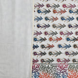 Cotton Mulmul Double Bed Dohar Multicolor Booti Gold Print 2 (6682966360163)