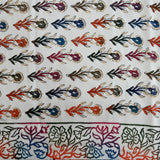 Cotton Mulmul Single Bed AC Quilt Dohar Multicolor Booti Gold Print 1 (6666813243491)