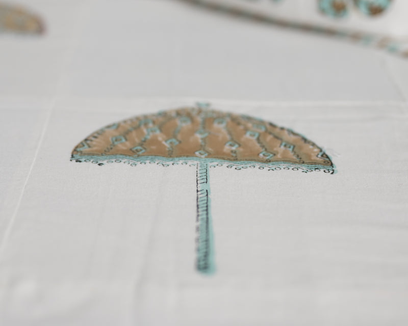 Cotton Diwan Set Teal Green Elephant Patch Work 1 (6742740729955)