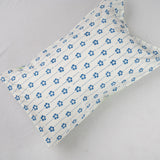 Fine Cotton Pillow Cover Blue Green Bel Block Print 1 (6772659322979)