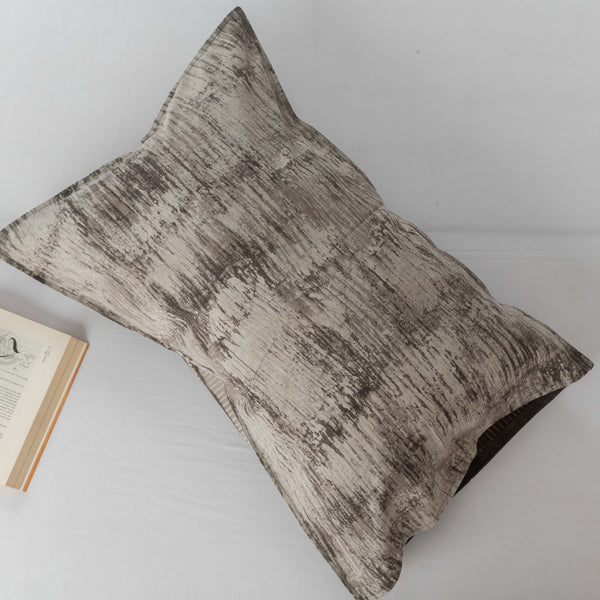 Cotton Pillow Cover Grey Geomteric Dabu Print 1 (6743871586403)