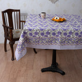 Sophia Handblock Print Cotton Tablecloth (6867395936355)