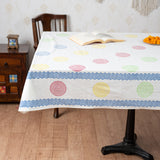 Fine Cotton Table Cover Satrangi Chakri Block Print (6800618586211)