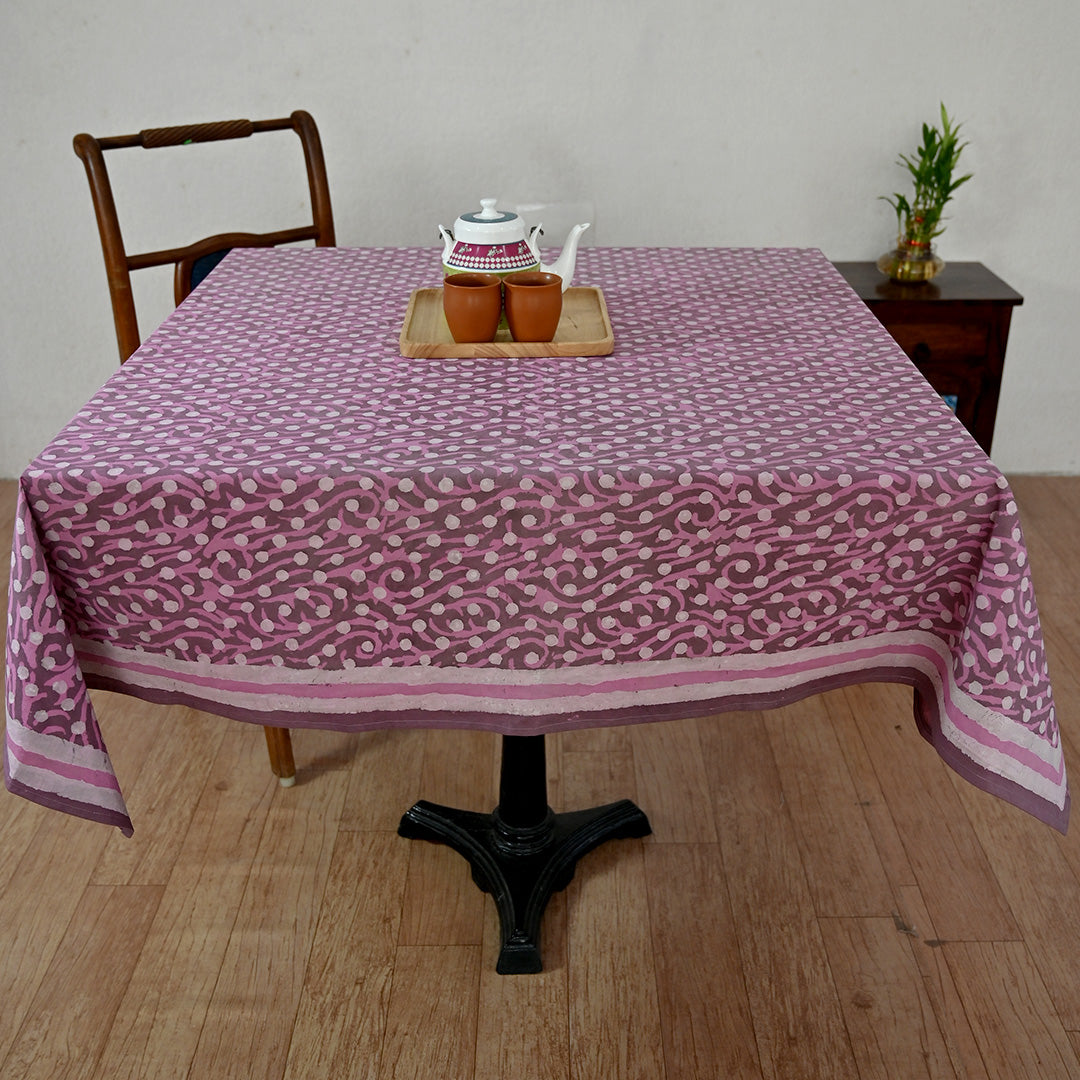 Cotton Table Cover Lavender Jaal Dabu Print 2 (6692985733219)