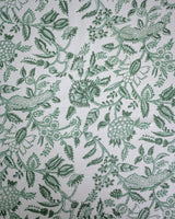 Canvas Table Runner Green Floral Block Print1 (6756777394275)
