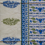 Cotton Curtains White Blue Bel Block Print 2 (4776659615843)