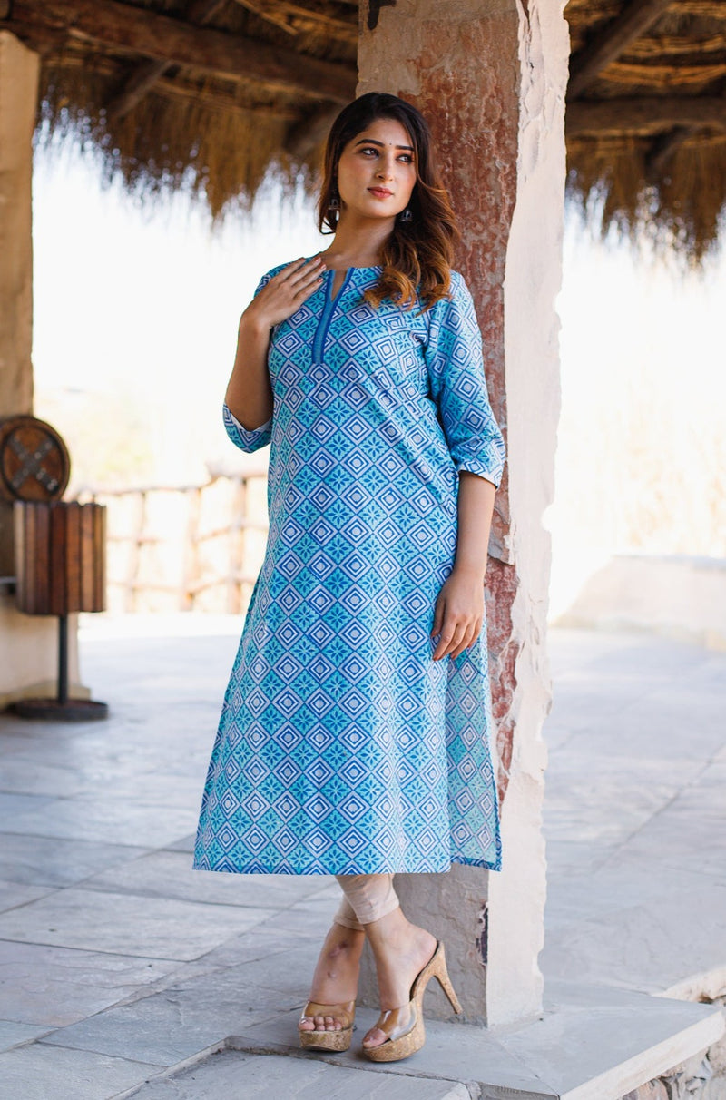 Jaali Cotton Kurta