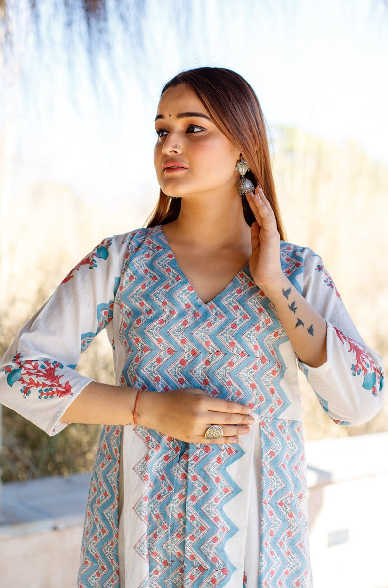 Taj Ivory Cotton Kurta