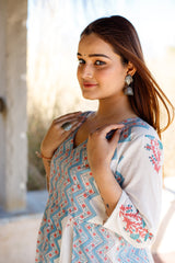 Taj Ivory Cotton Kurta