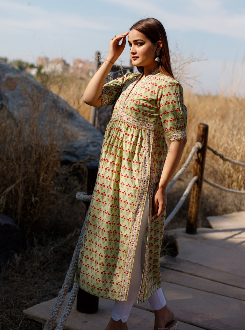 Gulabo Cotton Kurta