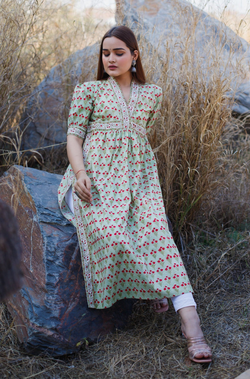 Gulabo Cotton Kurta