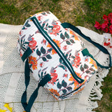 Flora Garden White Duffle Bag