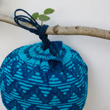 Navy Cotton Potli | Blue