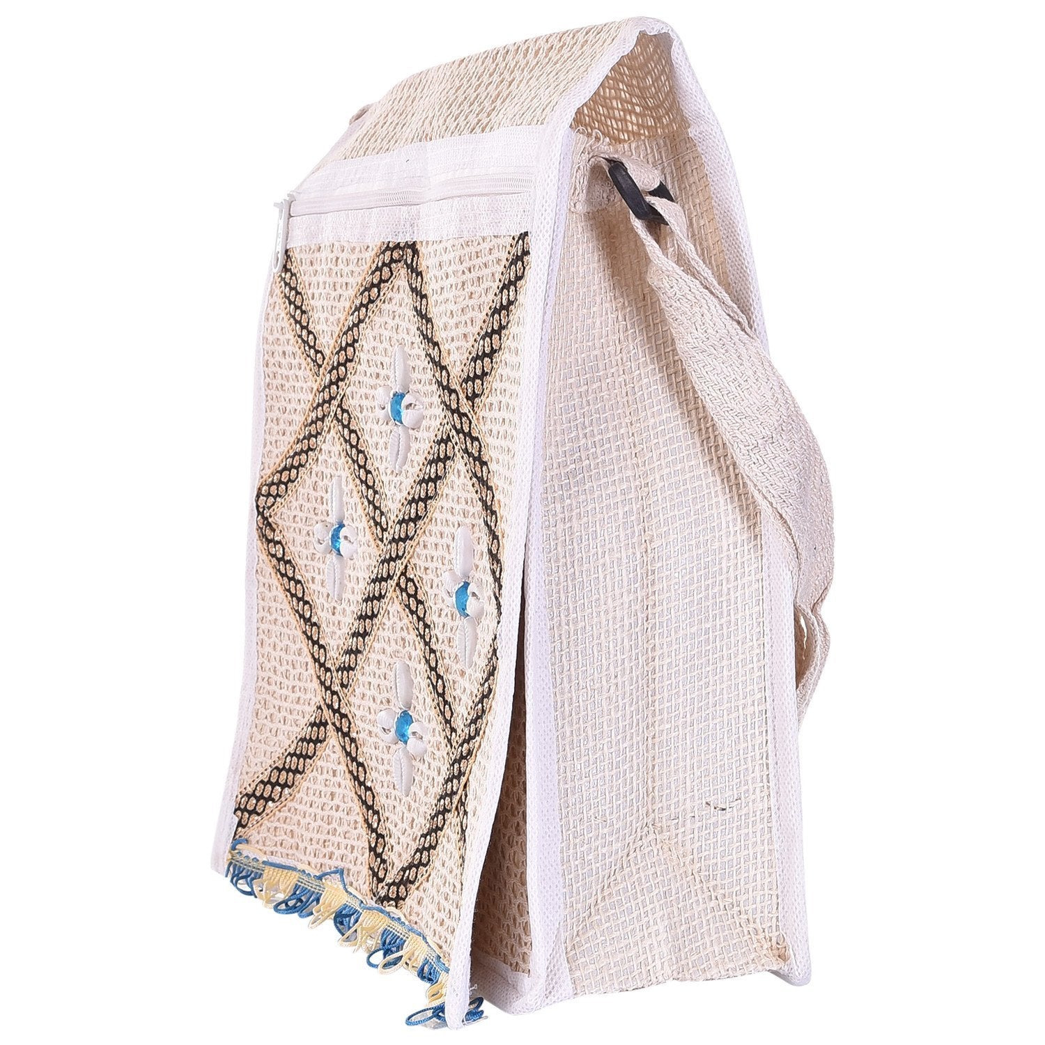 Handicraft Jute Rectangle Shoulder Bag (8879763469)
