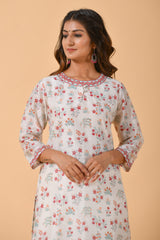 Falak by Fabric Lane White Chanderi Suit Set (6838210986083)