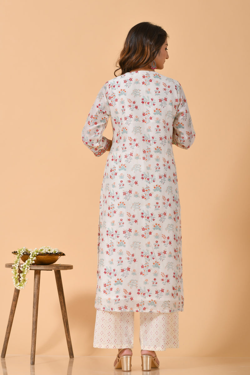 Falak by Fabric Lane White Chanderi Suit Set (6838210986083)